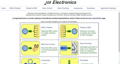 Desktop Screenshot of j-omega.co.uk